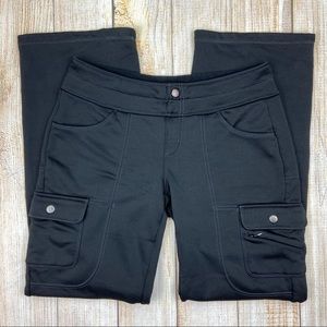 ATHLETA Black Bettona Fleece Lined Cargo Pants